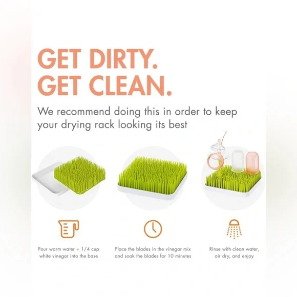 Boon l Lawn Countertop Baby Bottle Drying Rack l Size: OS (Set of 2) - Picture 3 of 13